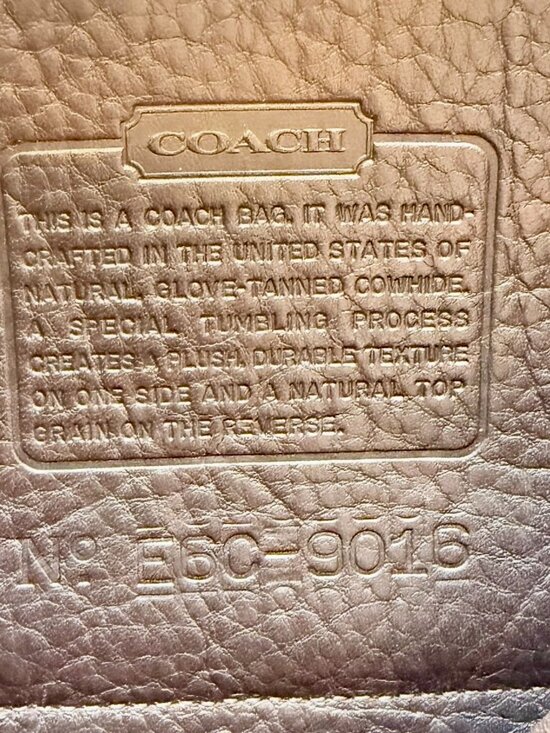 Coach Vintage Mahogany Brown Berkeley Suede Backpack main image 8